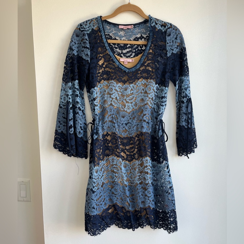 Calypso St. Barth Navy/Blue Lace Dress